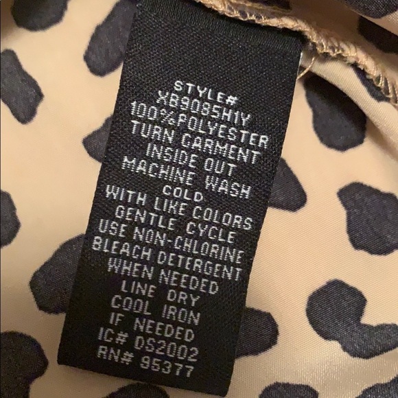 Sanctuary tan and black cheetah cami w buttons, M - Picture 11 of 11